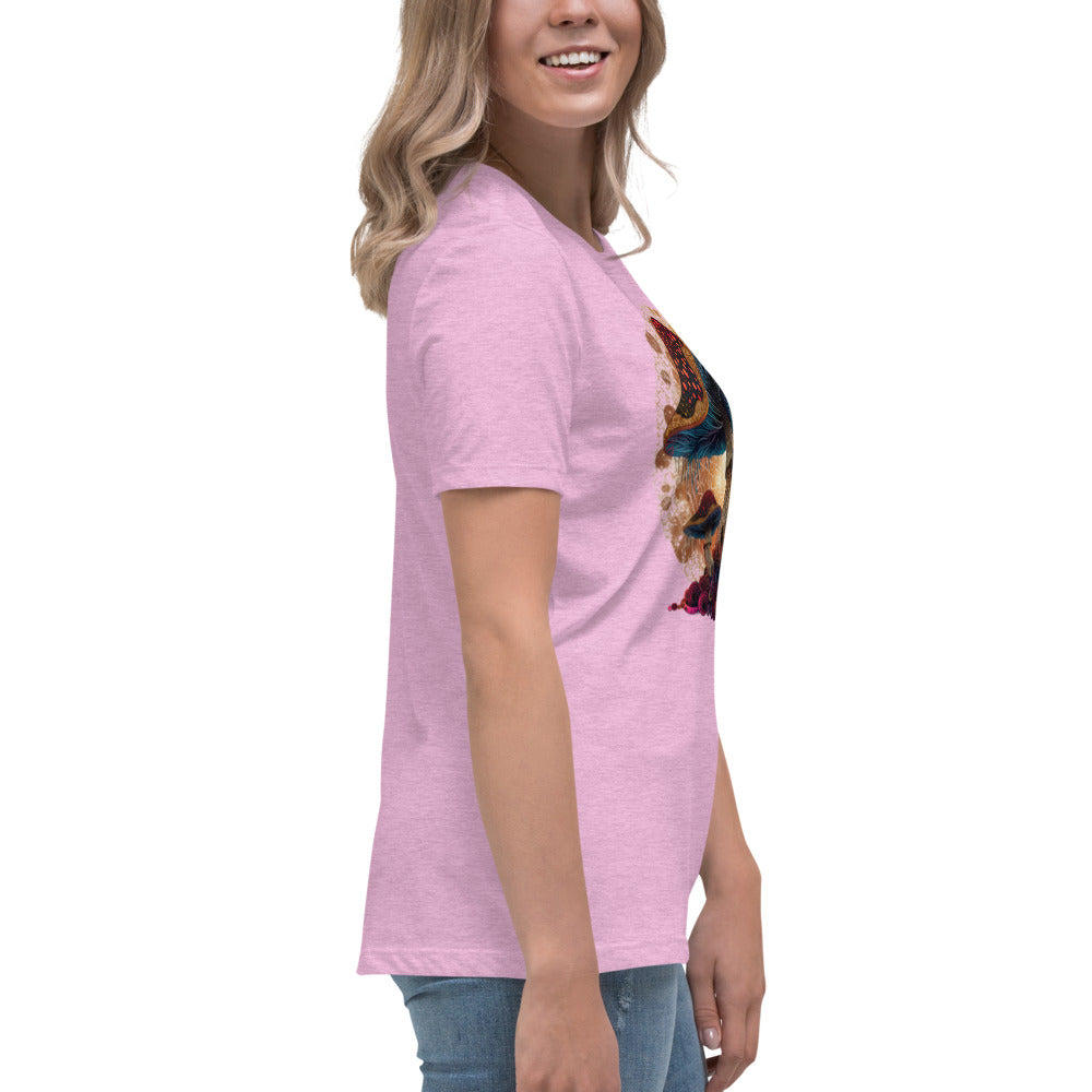 Misty Meadows Inspired Women's Relaxed T-Shirt v4 - Print on Front