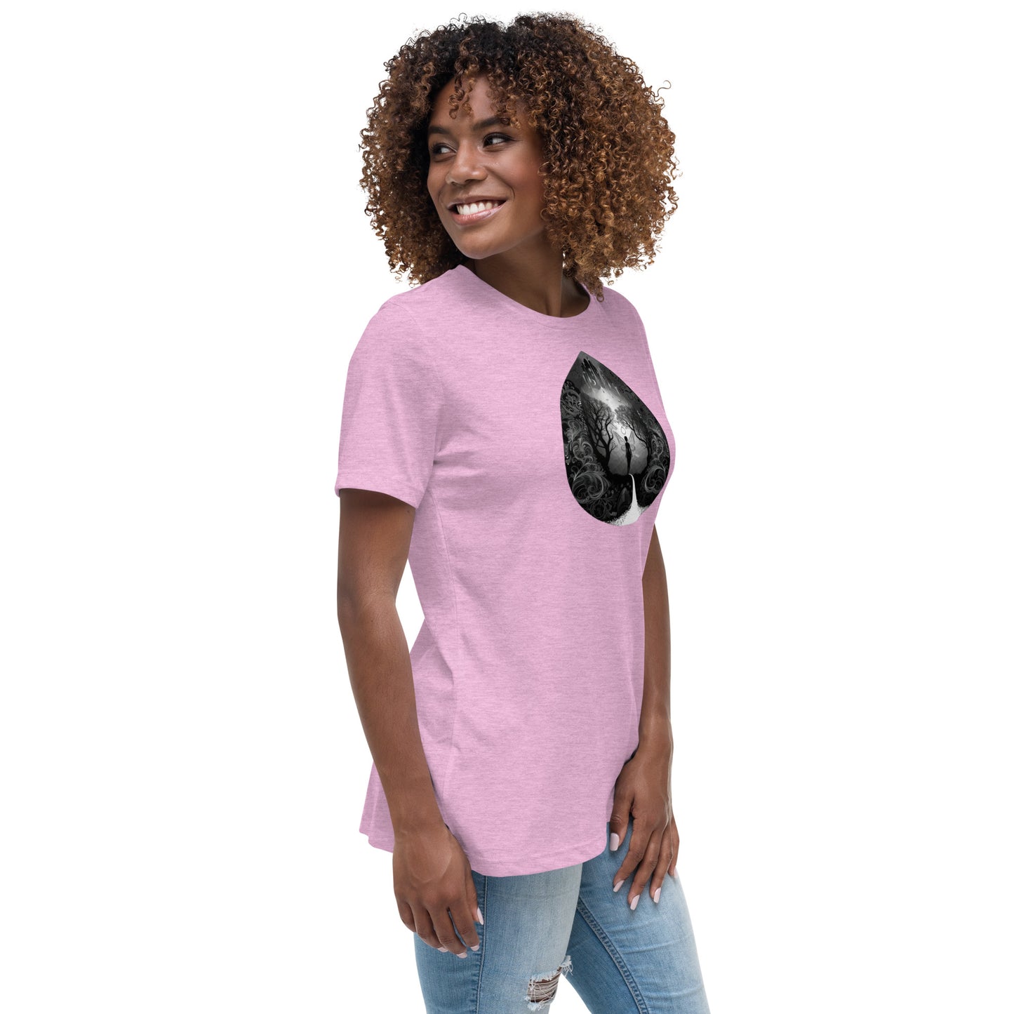 Misty Meadows Inspired Women's Relaxed T-Shirt - Front - Design 22