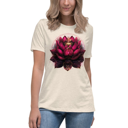 Misty Meadows - Lotus Flower T-shirt v1 - Print on Front