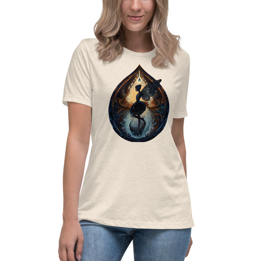Misty Meadows Inspired Women's Relaxed T-Shirt v1 - Print on Front