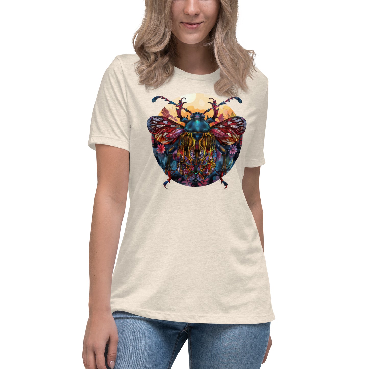 Misty Meadows Inspired Women's Relaxed T-Shirt v3 - Print on Front