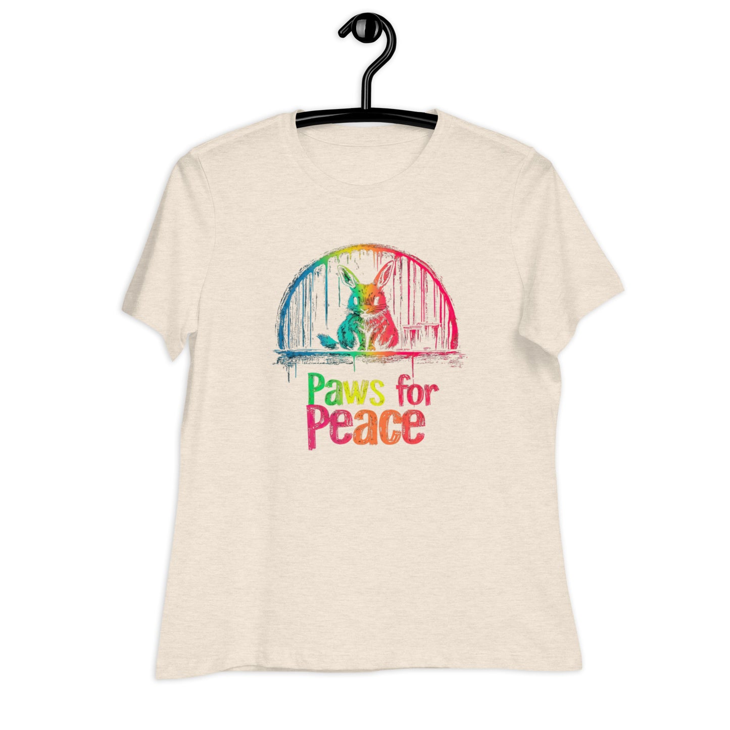 "Paws" for Peace Women's Relaxed T-Shirt