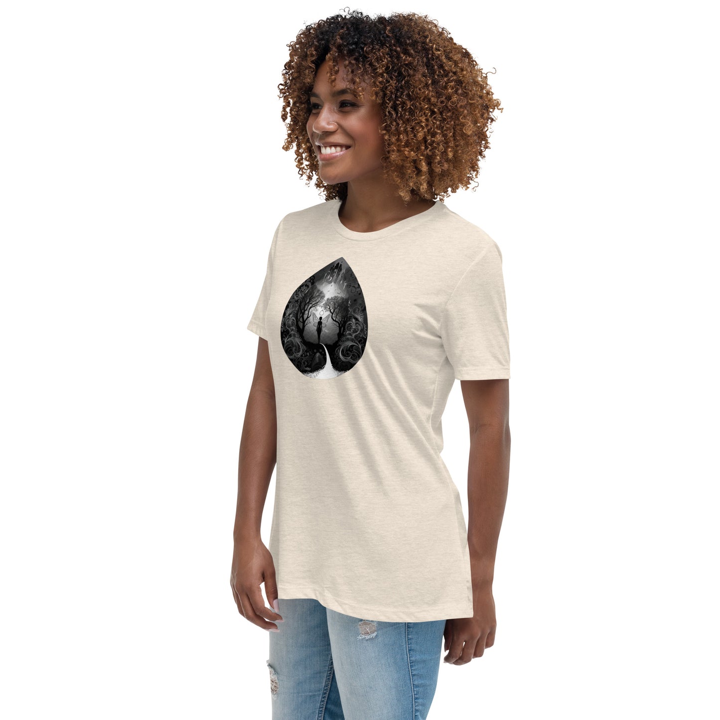 Misty Meadows Inspired Women's Relaxed T-Shirt - Front - Design 22