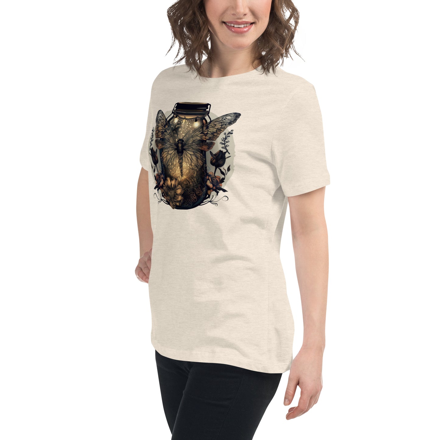 Misty Meadows Inspired Women's Relaxed T-Shirt v2 - Print on Front