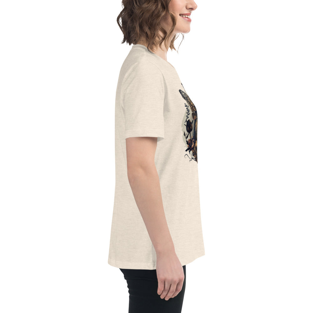 Misty Meadows Inspired Women's Relaxed T-Shirt v2 - Print on Front