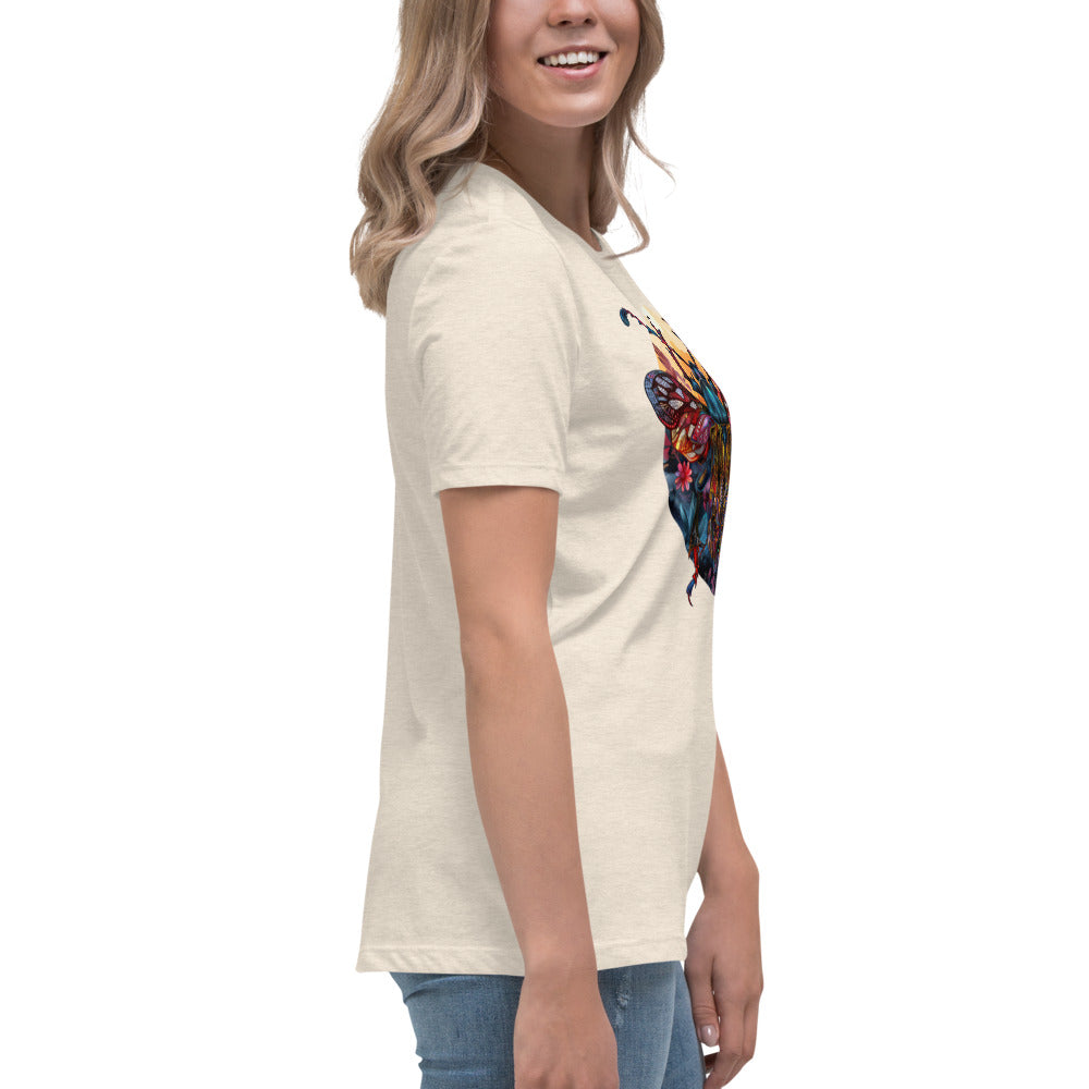 Misty Meadows Inspired Women's Relaxed T-Shirt v3 - Print on Front