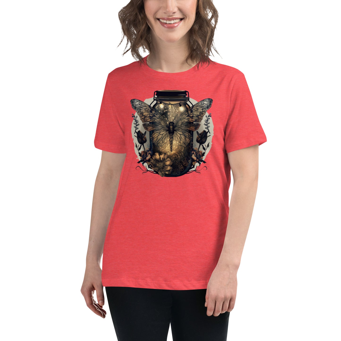 Misty Meadows Inspired Women's Relaxed T-Shirt v2 - Print on Front