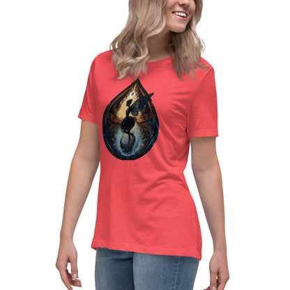 Misty Meadows Inspired Women's Relaxed T-Shirt v1 - Print on Front