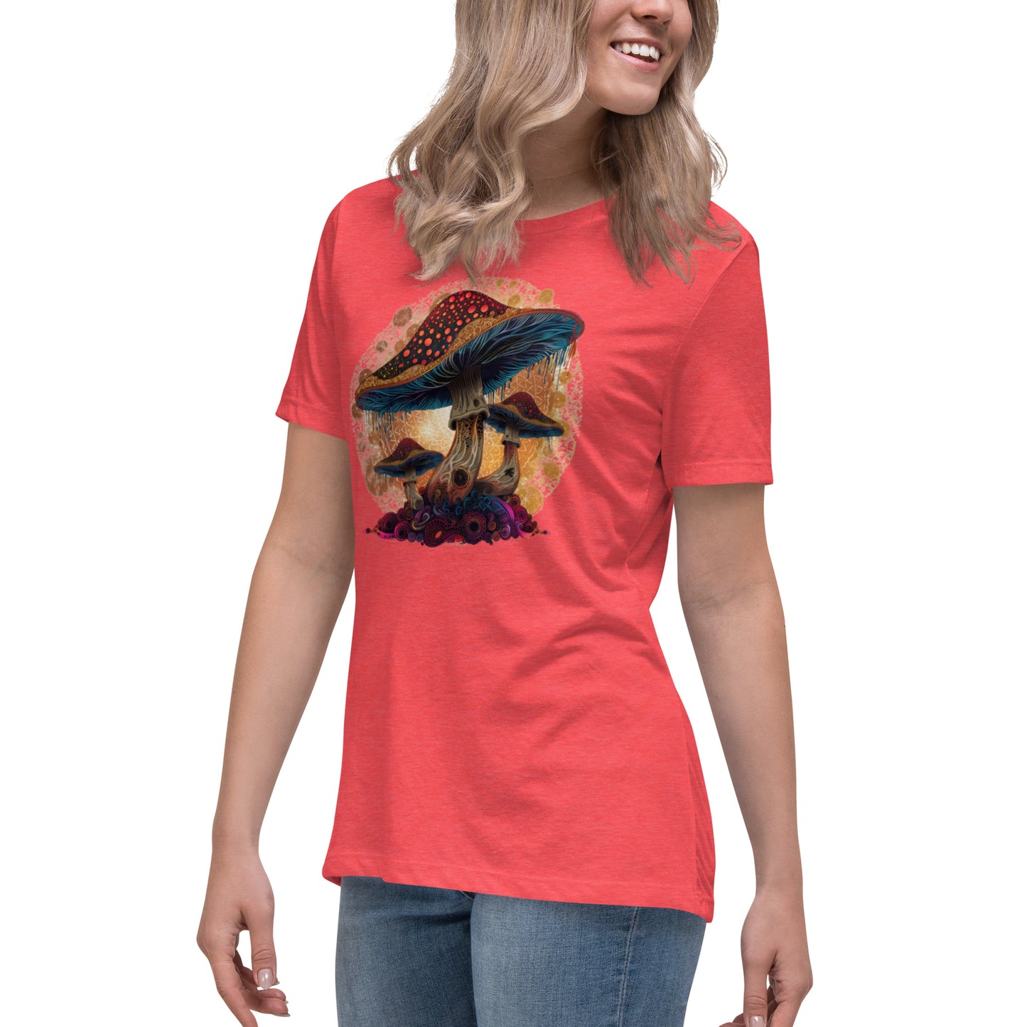 Misty Meadows Inspired Women's Relaxed T-Shirt v4 - Print on Front