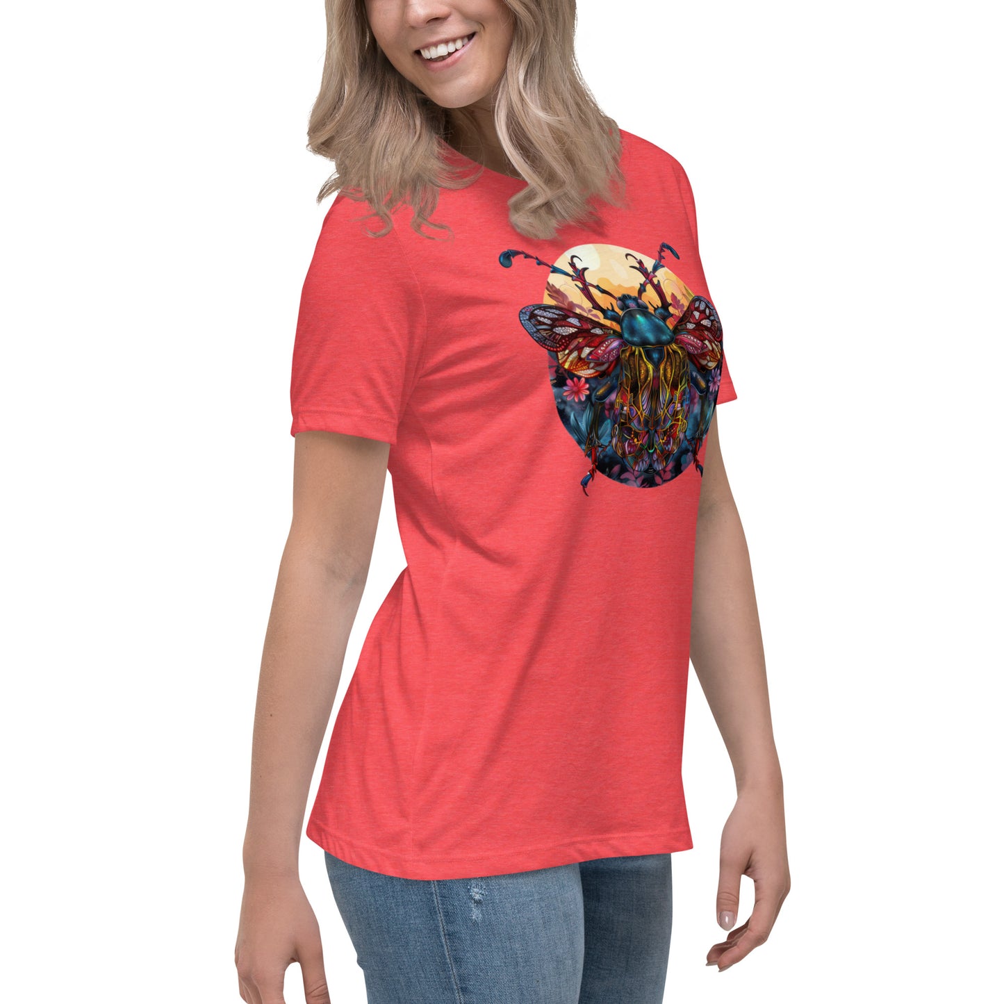 Misty Meadows Inspired Women's Relaxed T-Shirt v3 - Print on Front