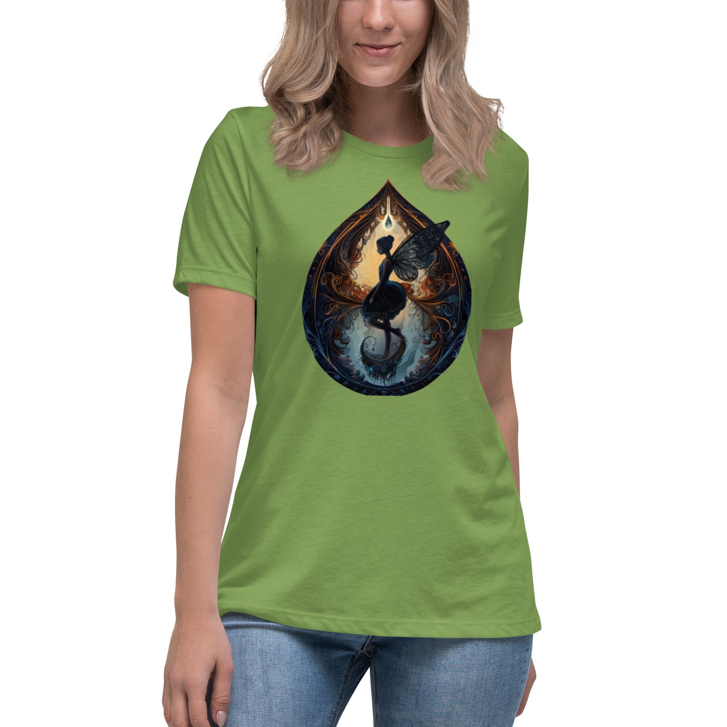 Misty Meadows Inspired Women's Relaxed T-Shirt v1 - Print on Front