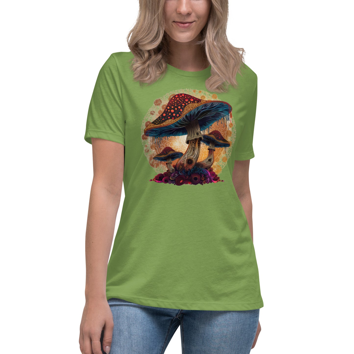 Misty Meadows Inspired Women's Relaxed T-Shirt v4 - Print on Front