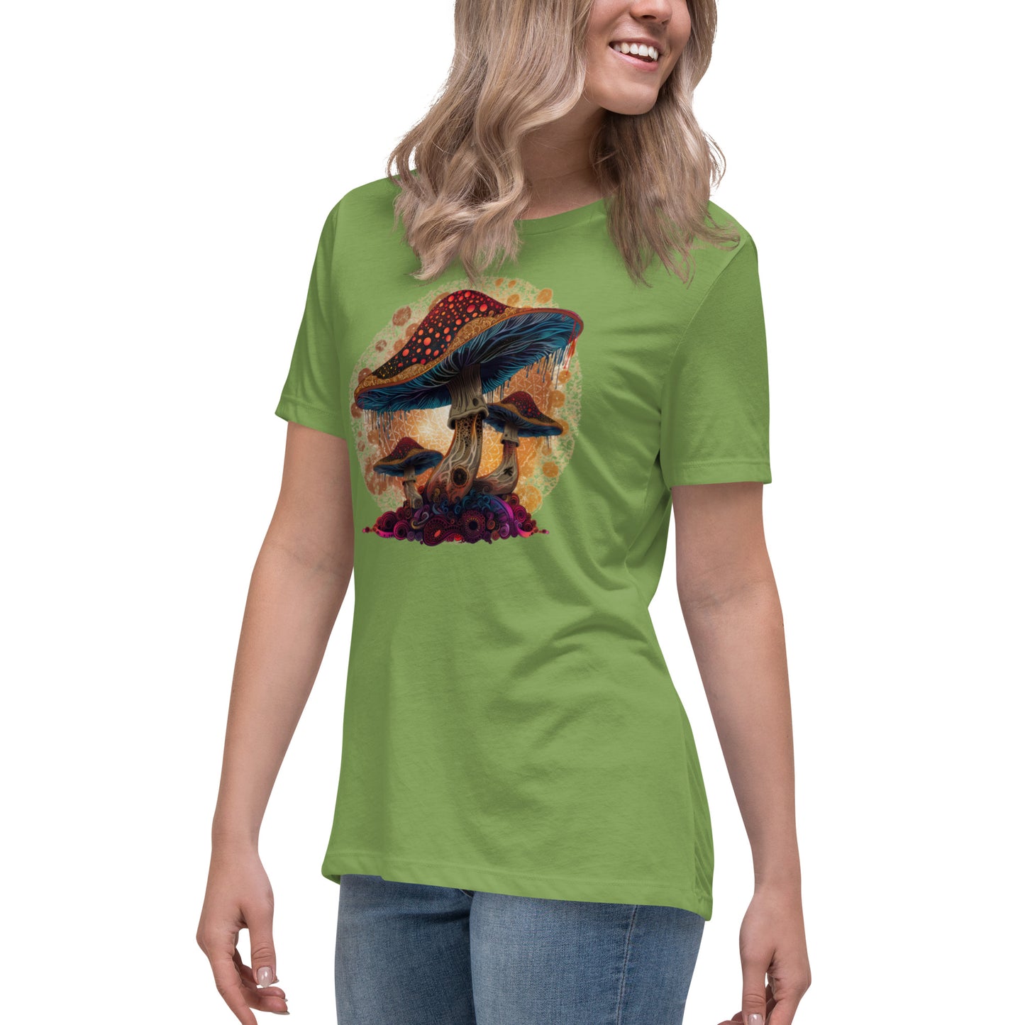 Misty Meadows Inspired Women's Relaxed T-Shirt v4 - Print on Front