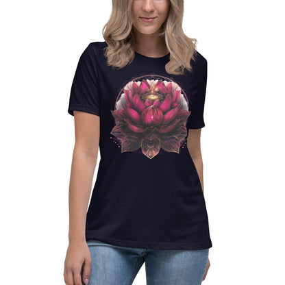 Misty Meadows - Lotus Flower T-shirt v1 - Print on Front