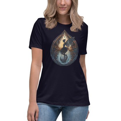 Misty Meadows Inspired Women's Relaxed T-Shirt v1 - Print on Front