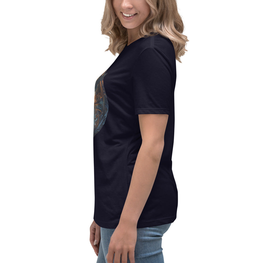 Misty Meadows Inspired Women's Relaxed T-Shirt v1 - Print on Front