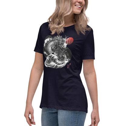 Dueling Dragons Experience Women's Relaxed T-Shirt -- Front - Design 19