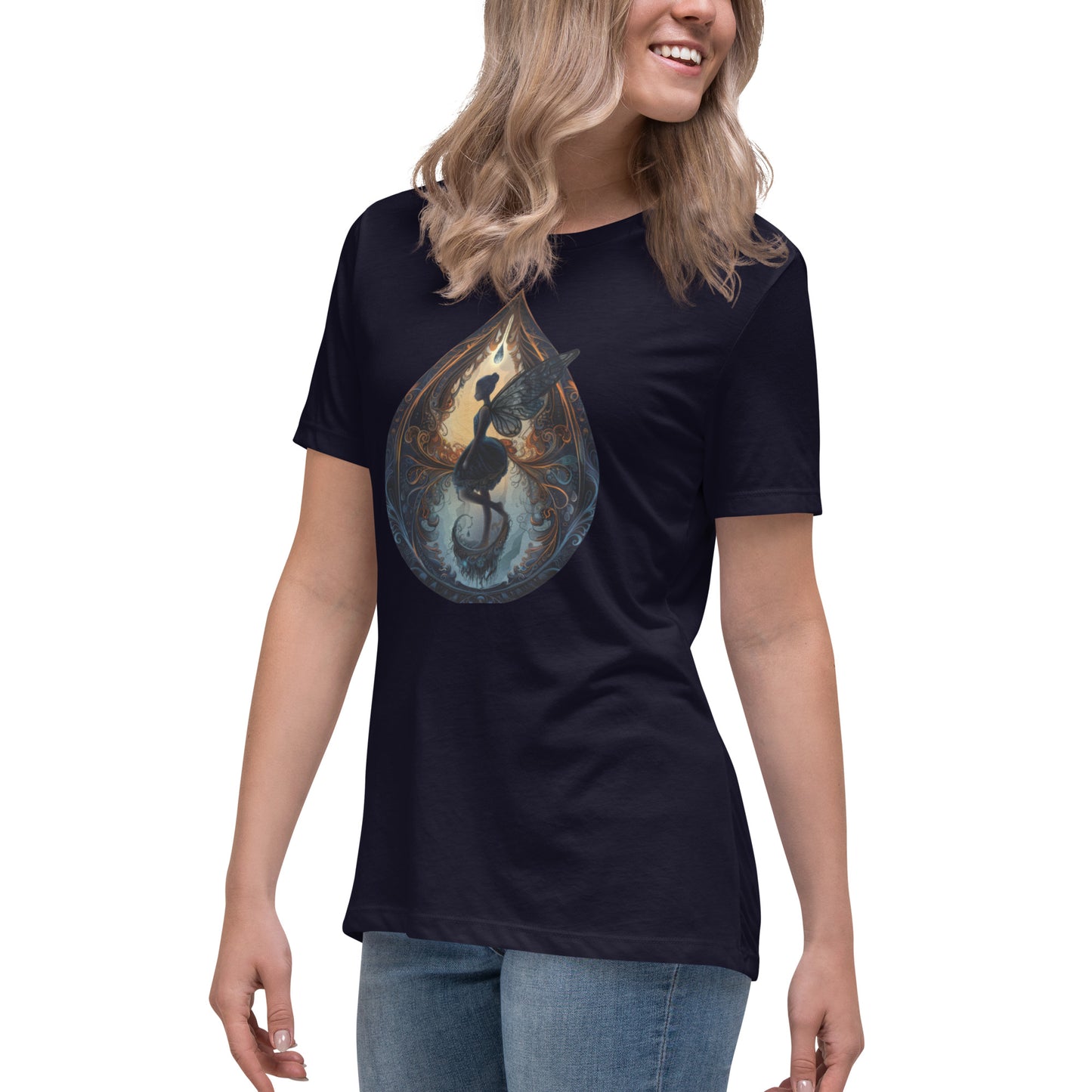 Misty Meadows Inspired Women's Relaxed T-Shirt v1 - Print on Front