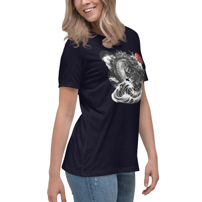 Dueling Dragons Experience Women's Relaxed T-Shirt -- Front - Design 19