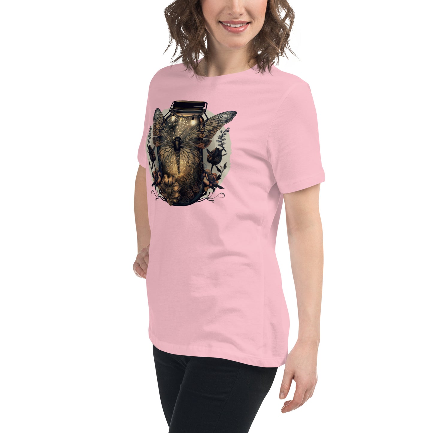 Misty Meadows Inspired Women's Relaxed T-Shirt v2 - Print on Front