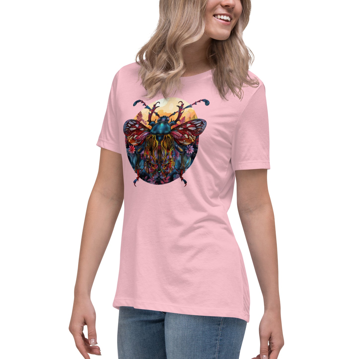 Misty Meadows Inspired Women's Relaxed T-Shirt v3 - Print on Front