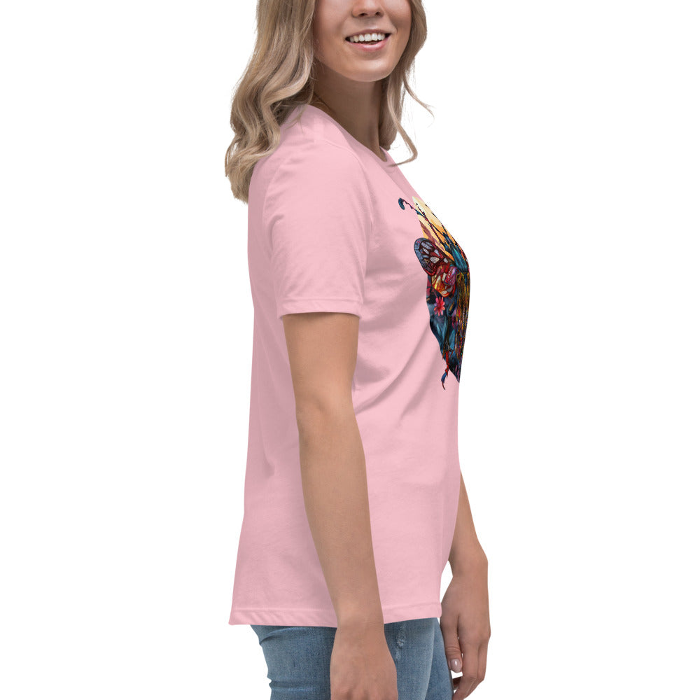 Misty Meadows Inspired Women's Relaxed T-Shirt v3 - Print on Front