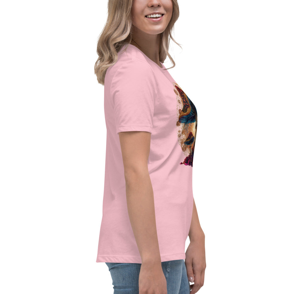 Misty Meadows Inspired Women's Relaxed T-Shirt v4 - Print on Front