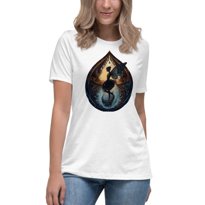 Misty Meadows Inspired Women's Relaxed T-Shirt v1 - Print on Front