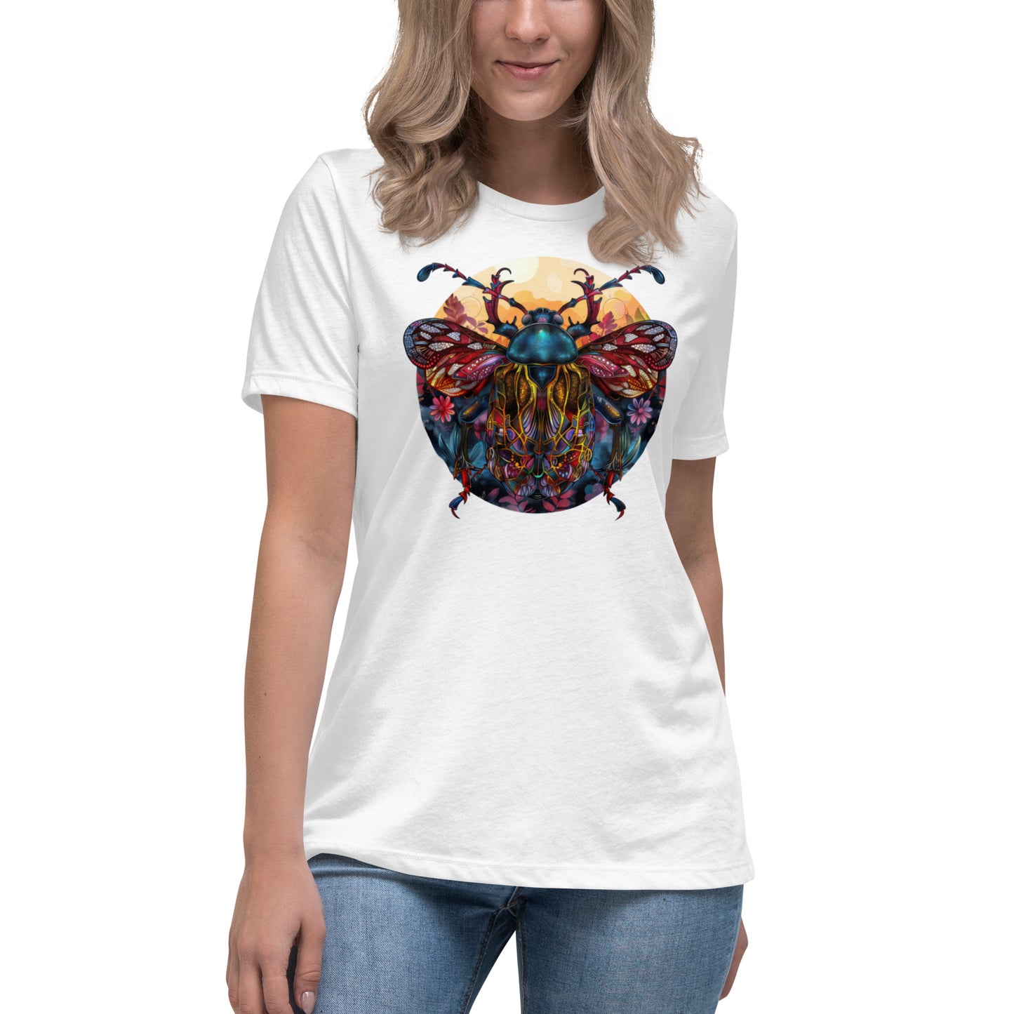 Misty Meadows Inspired Women's Relaxed T-Shirt v3 - Print on Front