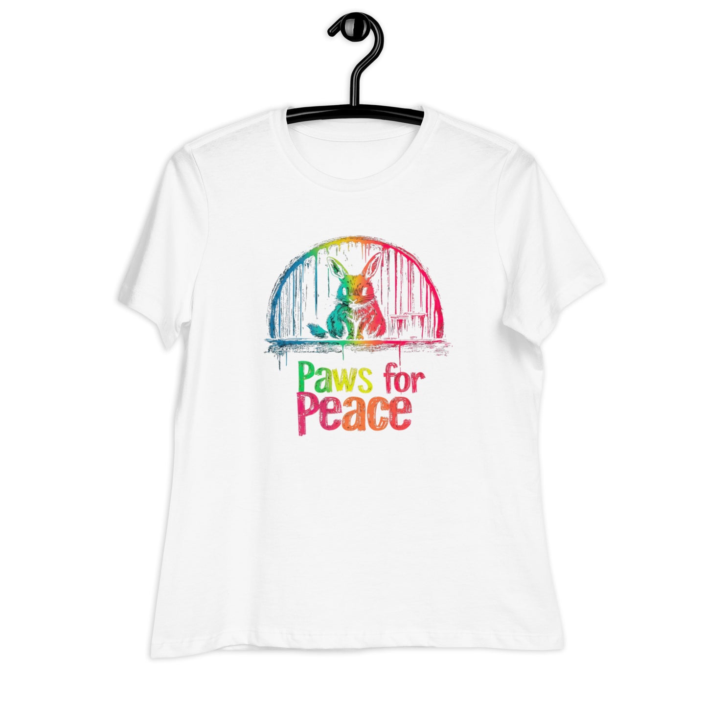 "Paws" for Peace Women's Relaxed T-Shirt