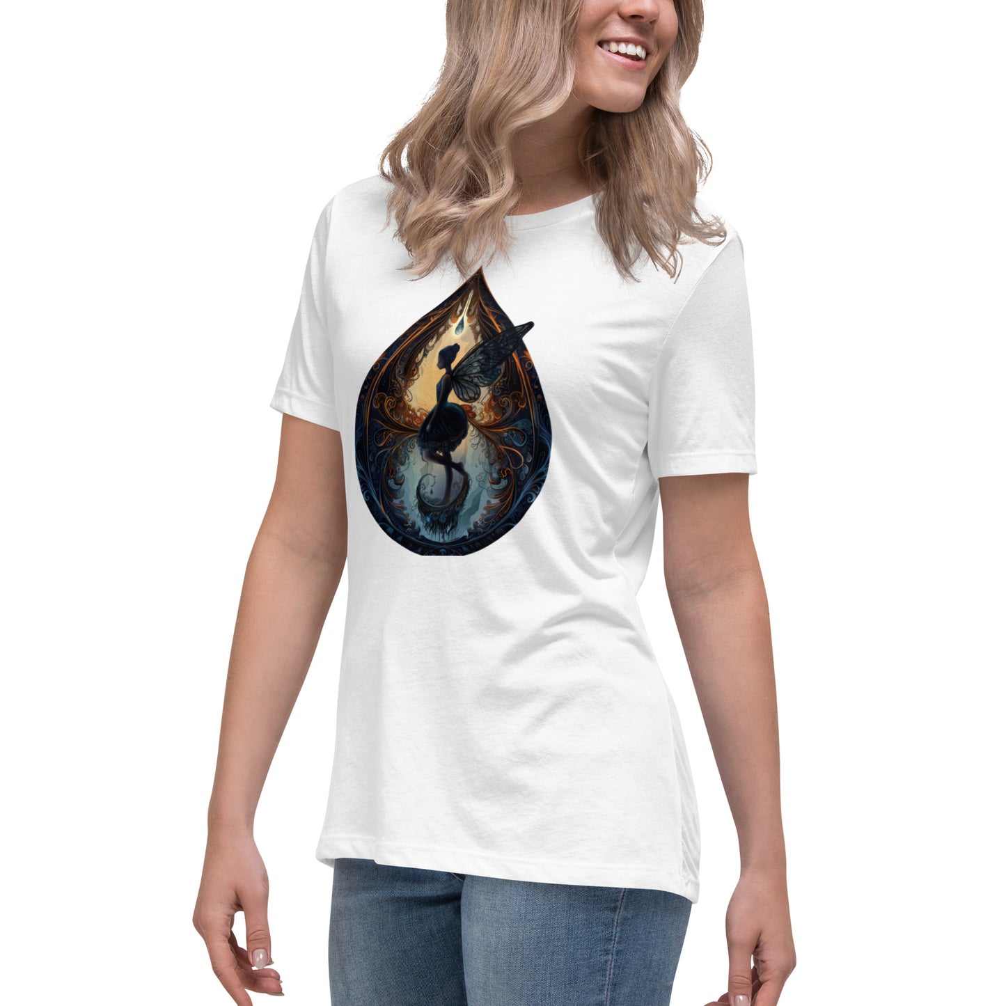 Misty Meadows Inspired Women's Relaxed T-Shirt v1 - Print on Front