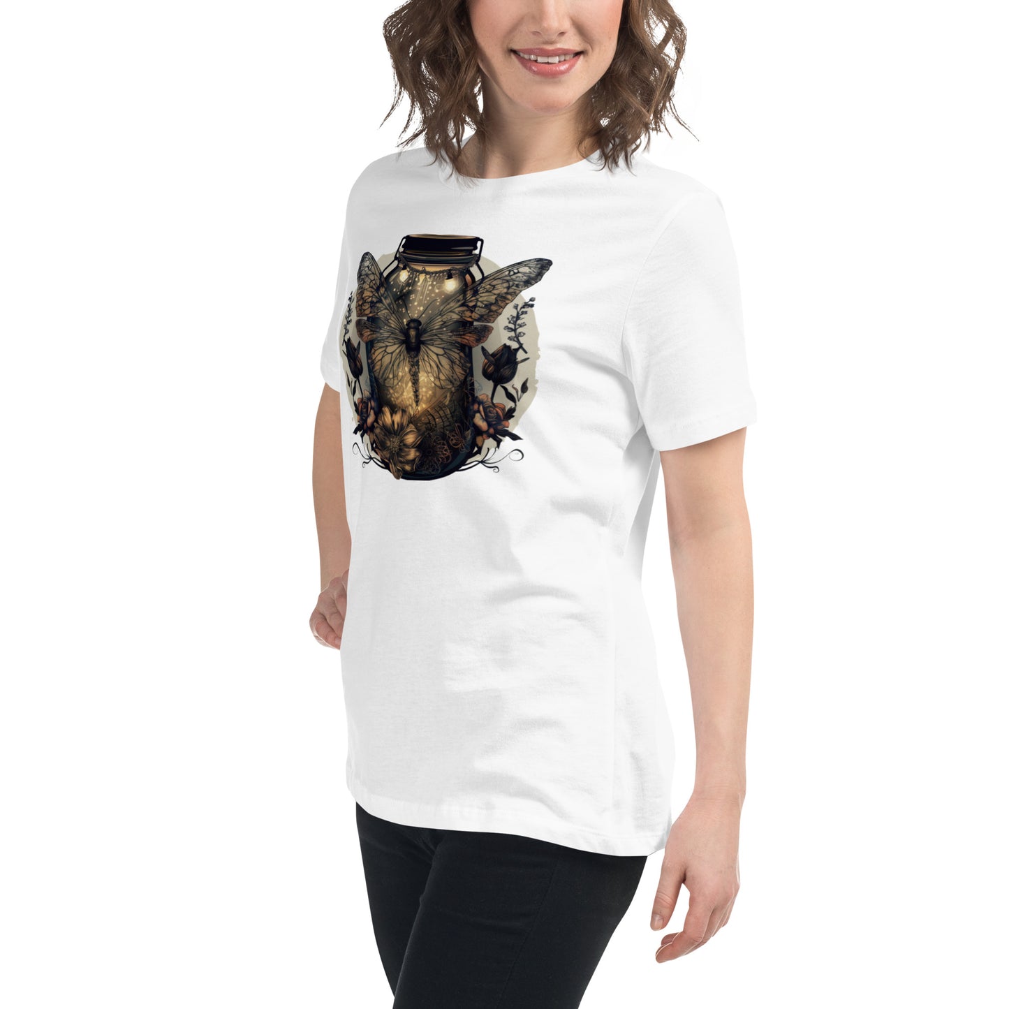 Misty Meadows Inspired Women's Relaxed T-Shirt v2 - Print on Front