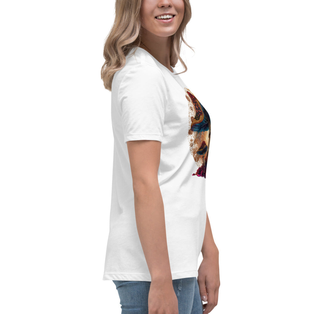 Misty Meadows Inspired Women's Relaxed T-Shirt v4 - Print on Front